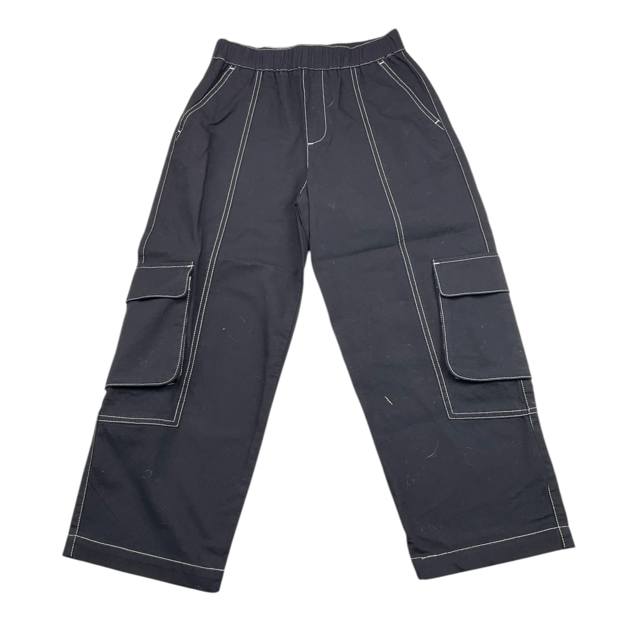 MOSCHINO pantalone tinta unita con elastico in vita Nero per Bambina HUP08J NERO MOSCHINO 