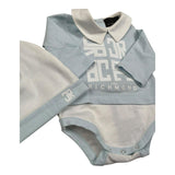 John Richmond Body Manica Lunga Tinta Unita con Cappello per Neonato RLP26002TU AZZURRO JOHN RICHMOND 