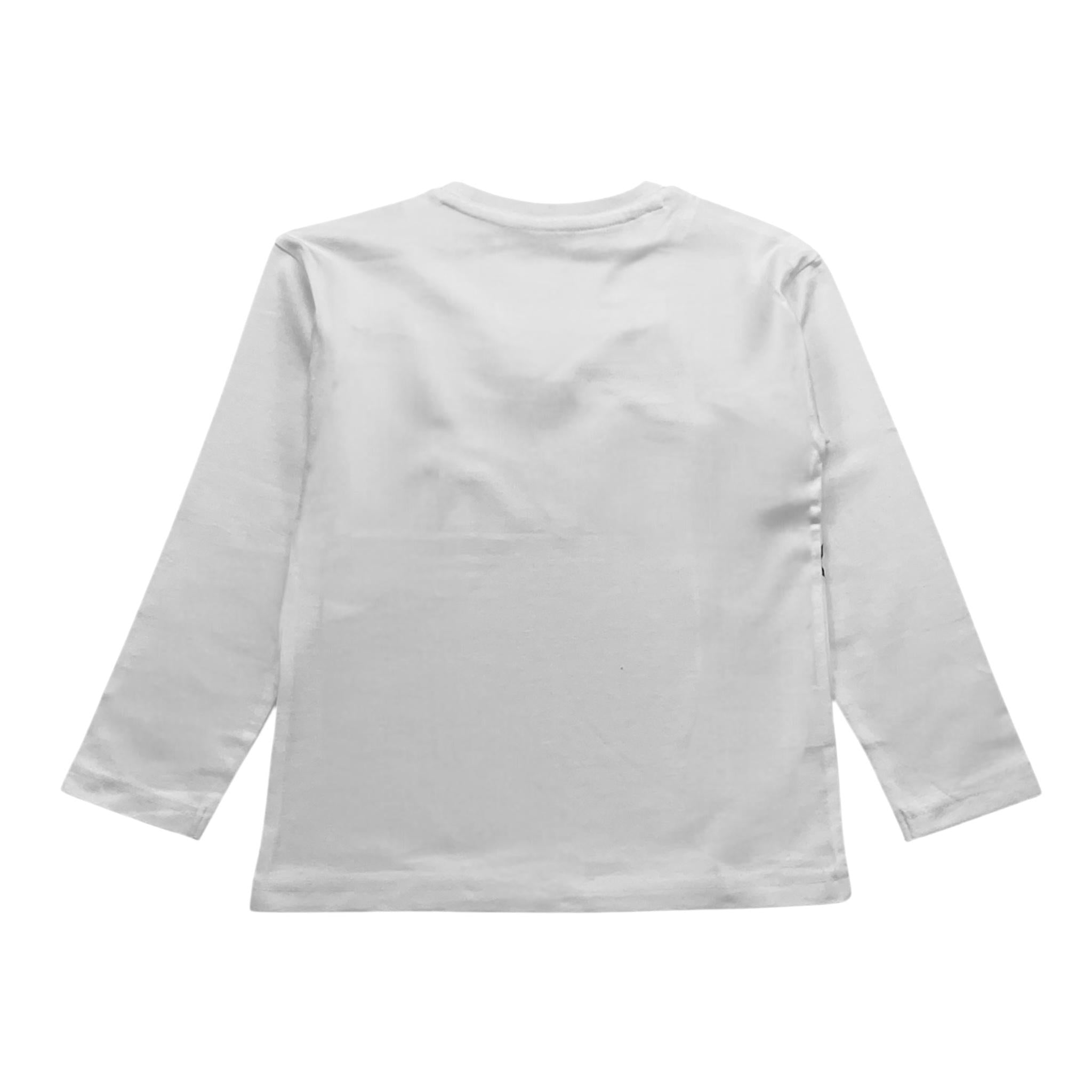 MAYORAL shirt girocollo tinta unita con stampa Bianco per Bambino 4039XJ BIANCO MAYORAL 