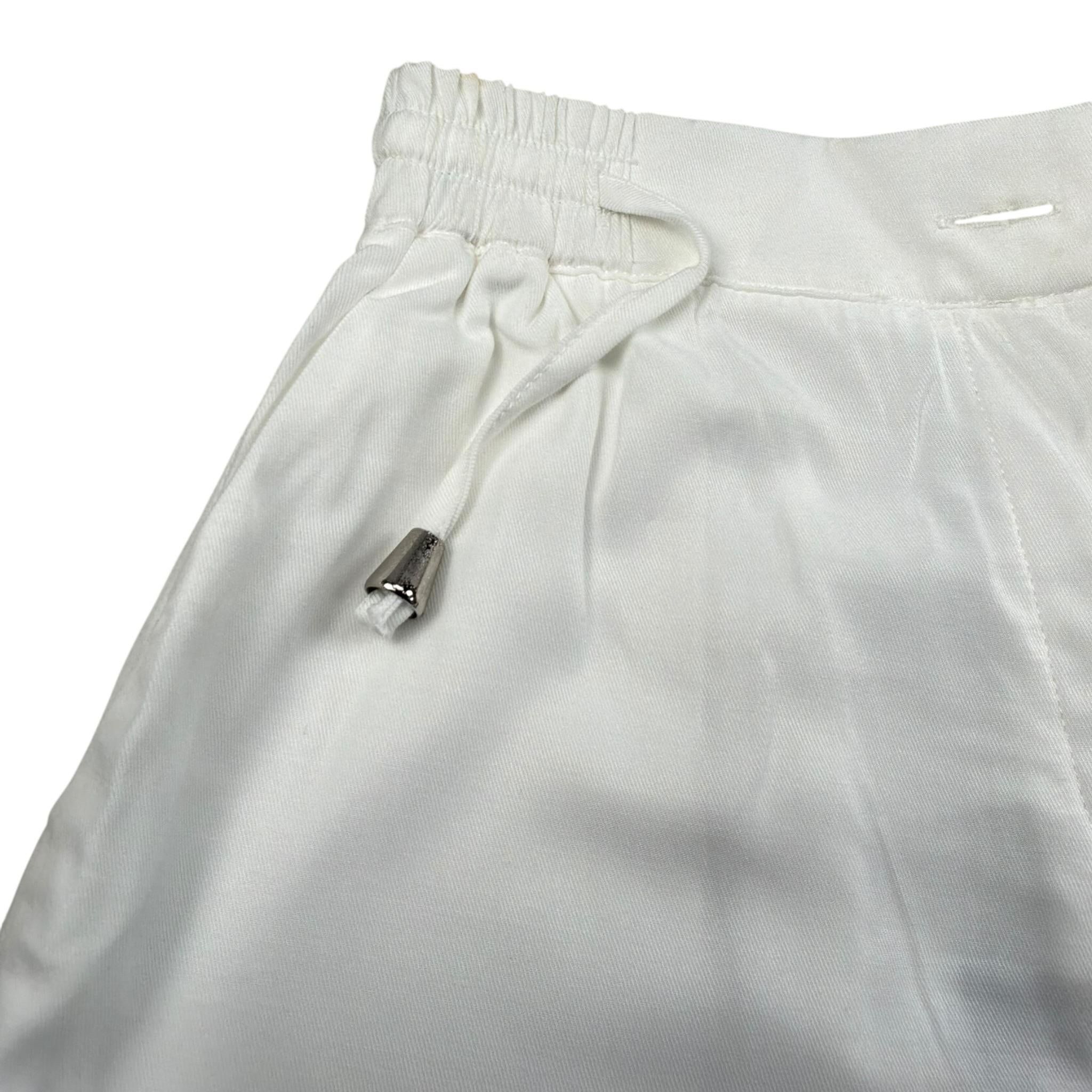 Manila Grace Short Tinta Unita con Elastico In Vita per Bambina MG2657 BIANCO MANILA GRACE 