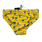 F**K Costume Modello Slip Tinta Unita con Stampa per Bambino FJ244050X15 GIALLO F**K 