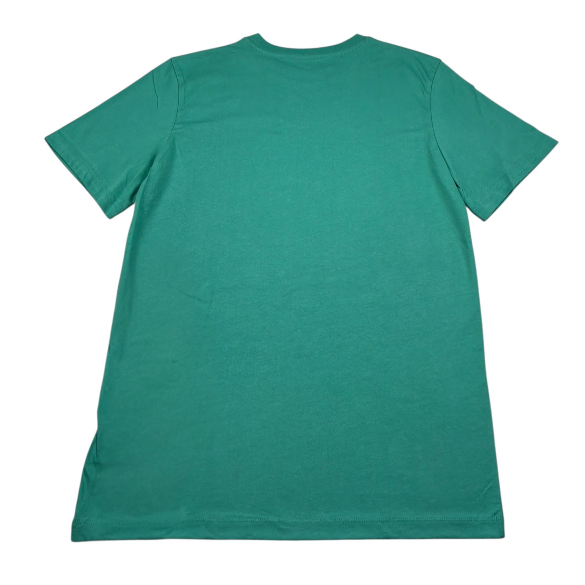 Calvin Klein T-Shirt Girocollo tinta unita con Logo Verde per Bambino IB02444T VERDE CALVIN KLEIN 