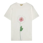 Stella Mccartney T-Shirt Girocollo Tinta Unita con Stampa per Bambina TW8C41 PANNA STELLA McCARTNEY 