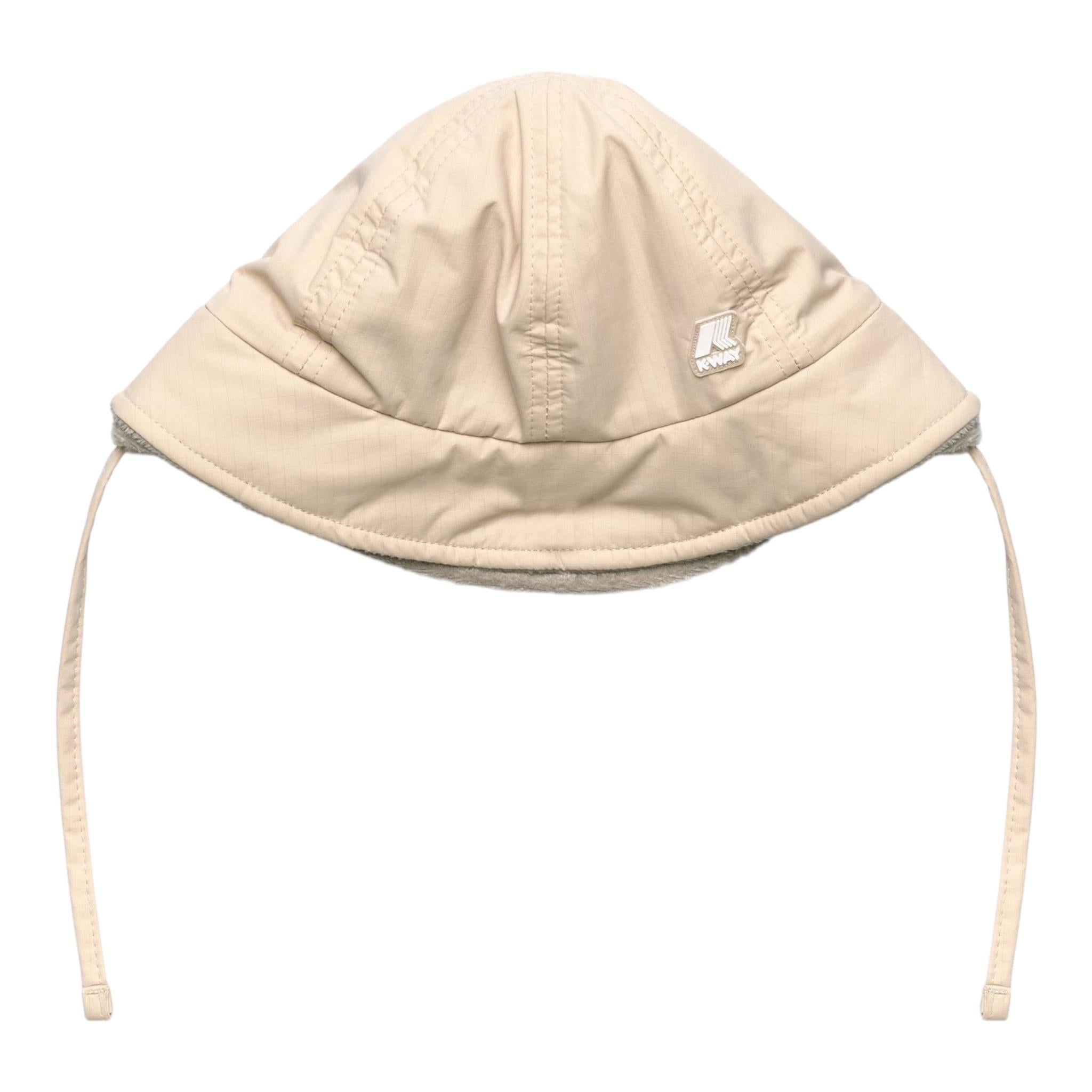 K-WAY cappello tinta unita con laccetto Beige per Bambino K3123RW BEIGE K-WAY 