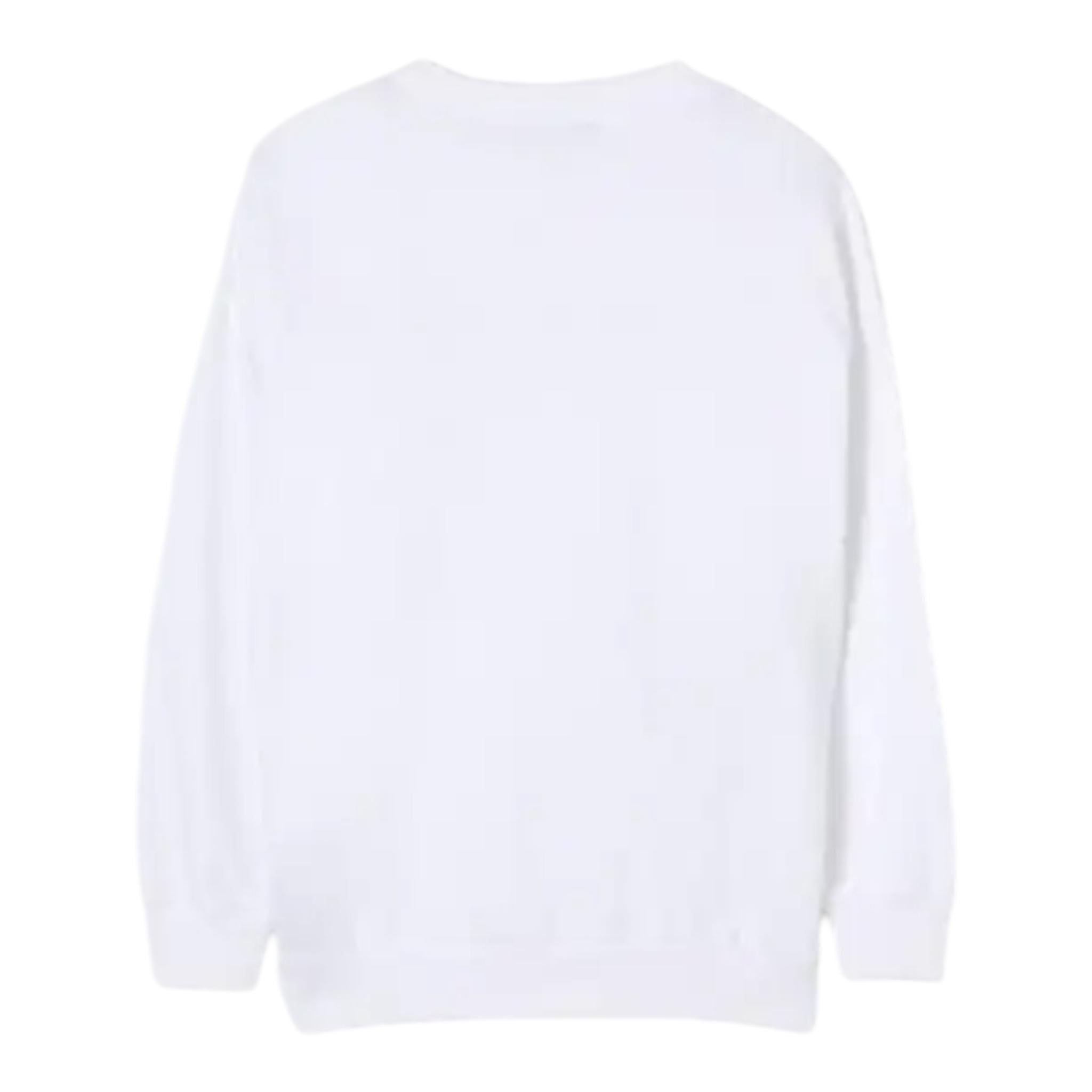 Balmain Felpa Tinta Unita Girocollo con Stampa per Bambino BW4P70 BIANCO BALMAIN 