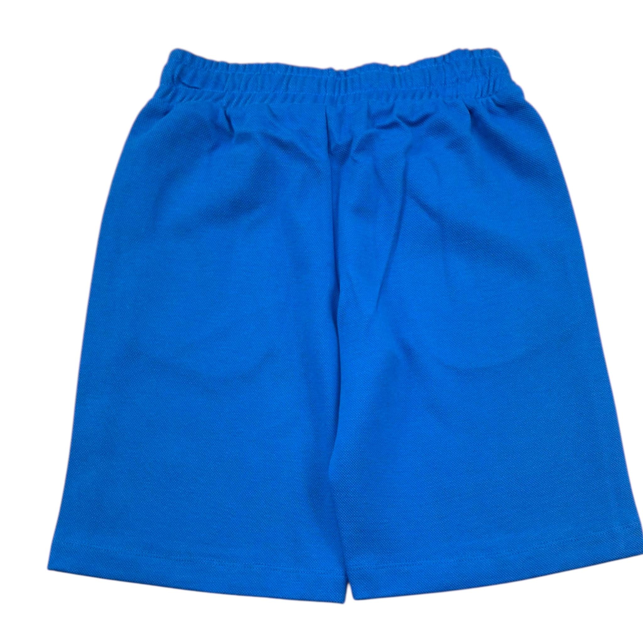 Moschino Bermuda Tinta Unita con Elastico In Vita per Bambino HUQ02L COBALTO MOSCHINO 