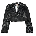 Aniye By Girl Giacca Paillettata tinta unita Nero per Bambina 032464 NERO ANIYE BY GIRL 