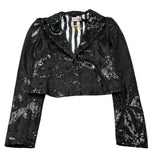 Aniye By Girl Giacca Paillettata tinta unita Nero per Bambina 032464 NERO ANIYE BY GIRL 