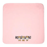 MOSCHINO coperta bicolore con stampe orsi Rosa/bianco per Neonata MUB00F ROSA/BIANCO MOSCHINO 