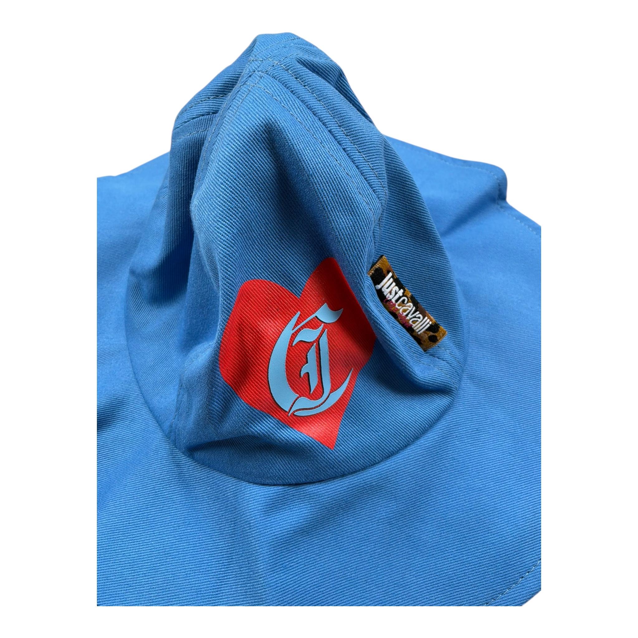 Just Cavalli Cappello Modello Pescatore Tinta Unita per Neonata JIP26075HA AZZURRO JUST CAVALLI 