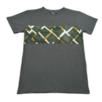 Never Too T-Shirt Girocollo tinta unita con Stampa Verde per Bambino NT2325R VERDE NEVER TOO 