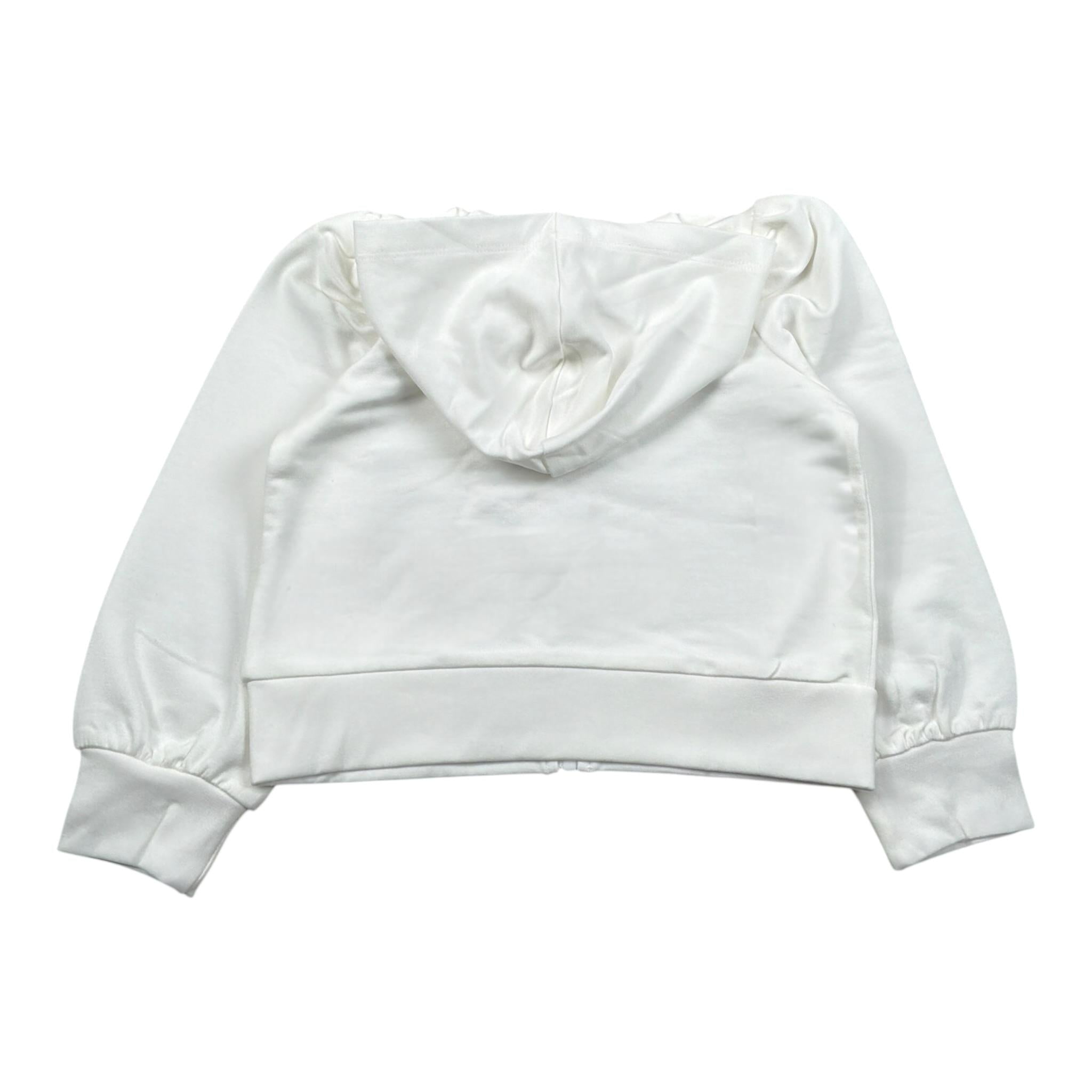 Liu Jo Felpa Chiusa con Cappuccio tinta unita Bianco per Neonata KA5016XN BIANCO LIU JO 