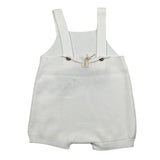 Wedoble Salopette Tinta Unita con Taschino per Neonato V24033035B BIANCO WEDOBLE 