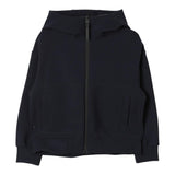 IL GUFO felpa tinta unita con zip e cappuccio Blu per Bambino A24GA441N0094 BLU IL GUFO 