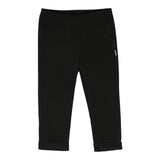 Msgm Einfarbige Hose mit elastischer Taille Schwarz für Jungen