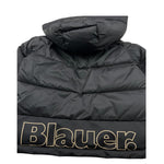 BLAUER giubbino tinta unita cn cappuccio Nero per Bambino 24WBLKC02492 NERO BLAUER 