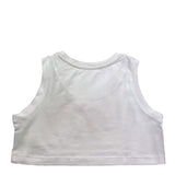 John Richmond Top Tinta Unita con Stampa per Bambina RGP25088TO BIANCO JOHN RICHMOND 