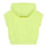 Billieblush Felpa Smanicata Tinta Unita con Cappuccio per Neonata U20846XN GIALLO FLUO BillIEBLUSH 