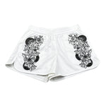 John Richmond Completo 2 Pezzi Short Tinta Unita con Stampa-Camicia per Bambina RGP26126CE BIANCO JOHN RICHMOND 