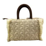 SAINT BARTH borse tinta unita in maglia Panna per Neonata COLETTEWOOL PANNA SAINT BARTH 