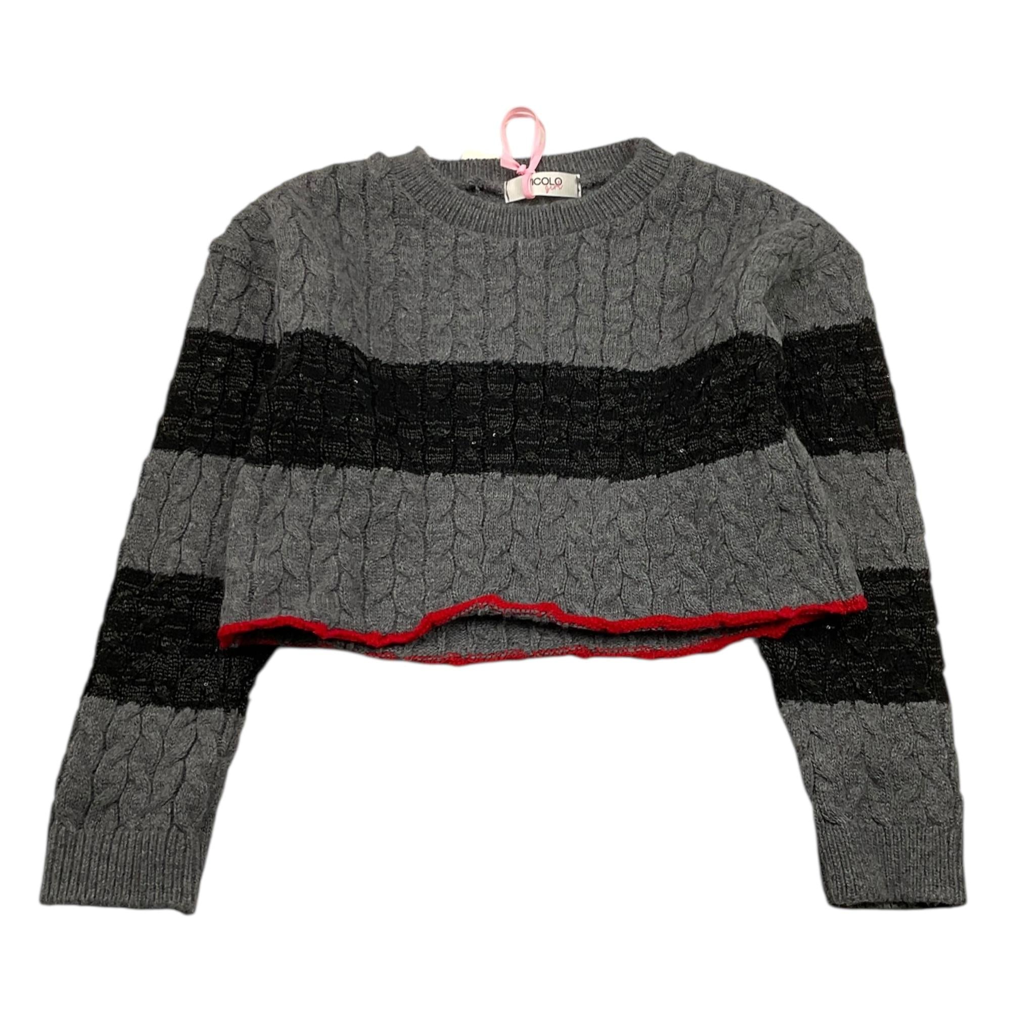 VICOLO maglia tinta unita girocollo Grigio per Bambina 3141WY00095 GRIGIO VICOLO 