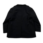 I'M Brian Giacca Tinta Unita con Bottoni per Neonato GIA2210J NERO I'M BRIAN 