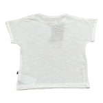 Petit Indi T-Shirt Girocollo Tinta Unita per Neonato SS25B2717 BIANCO PETIT INDI 