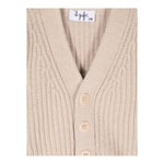 IL GUFO cardigan tinta unita con bottoni Sabbia per Neonato A24GF434EM109 SABBIA IL GUFO 