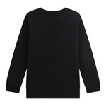 GUESS felpa chiusa girocollo tinta unita con stampa logo Nero per Bambino L73Q09KAUG0 NERO GUESS 