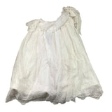 Mimisol Schlichtes Kleid mit weißer durchbrochener Stickerei für Mädchen