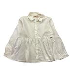 PLEASE camicia tinta unita manica lunga Bianco per Bambina CL27100G65 BIANCO PLEASE 