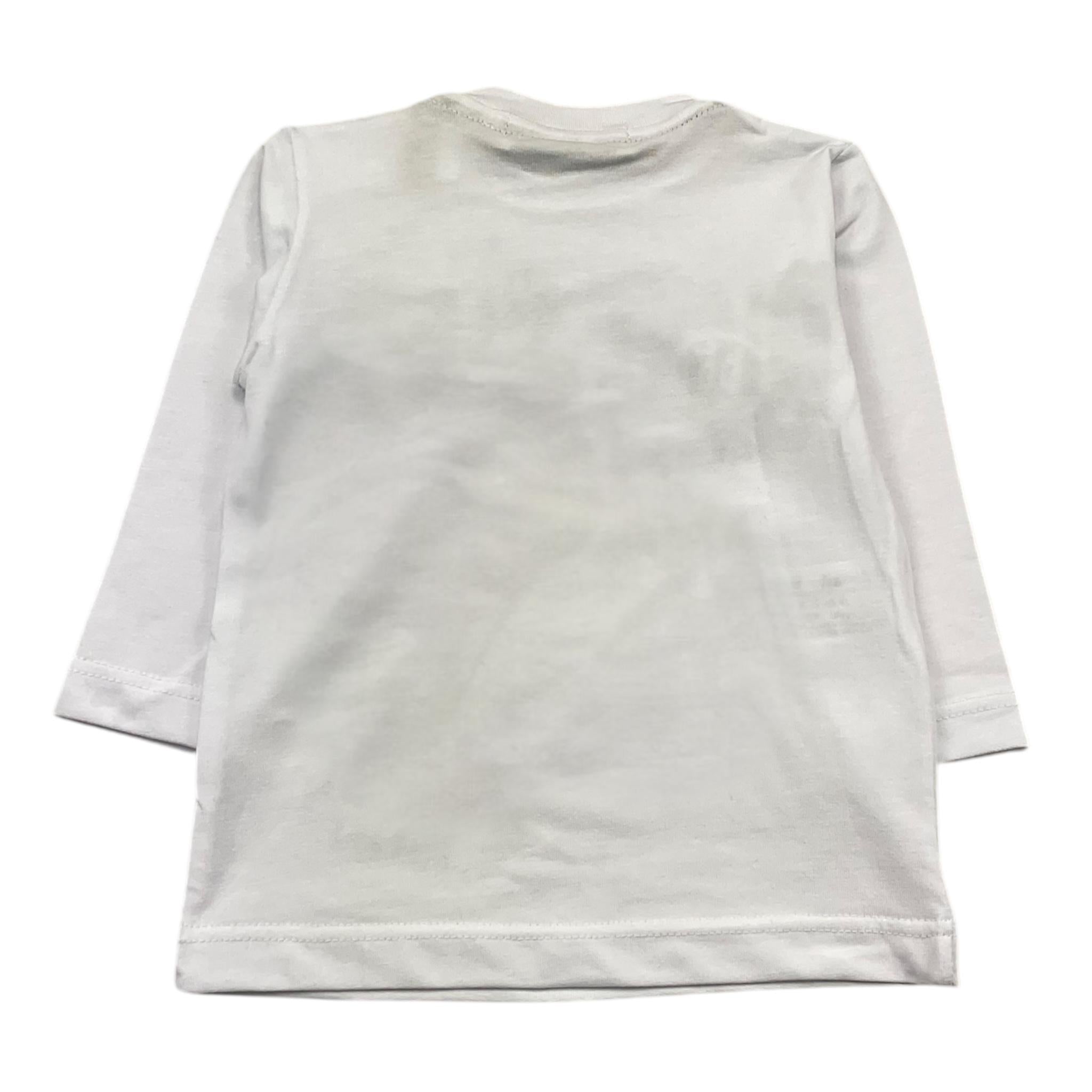 POLO CLUB LONDON shirt girocollo tinta unita con stampa Bianco per Neonato 242115 BIANCO POLO CLUB LONDON 