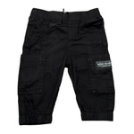 Daniele Alessandrini Pantalone Tinta Unita con Elastico In Vita per Bambino 1295P00262J NERO DANIELE ALESSANDRINI 