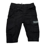 Daniele Alessandrini Pantalone Tinta Unita con Elastico In Vita per Bambino 1295P00262J NERO DANIELE ALESSANDRINI 