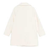 FAY cappotto tinta unita con bottoni Panna per Bambino FV2A40 PANNA FAY 