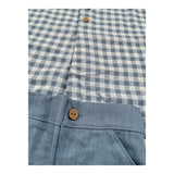 Calamaro Completo 2 Pezzi Camicie-Bermuda Bicolore per Neonato 11128B BLU CALAMARO 