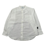 Aspesi Camicia Manica Lunga Tinta Unita Collo Coreano per Bambino S23009CLL0013 BIANCO ASPESI 