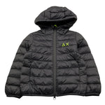 SUNS  giubbino tinta unita con logo e cappuccio Nero per Neonato R44301N NERO SUNS 