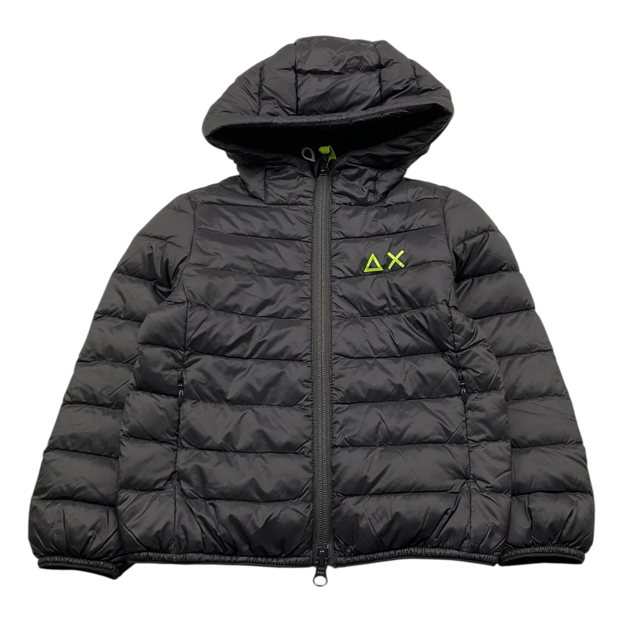 SUNS  giubbino tinta unita con logo e cappuccio Nero per Neonato R44301N NERO SUNS 