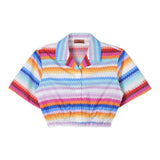 Missoni Camicia Modello Crop Mezza Manica Multicolor Multicolor Per Bambina