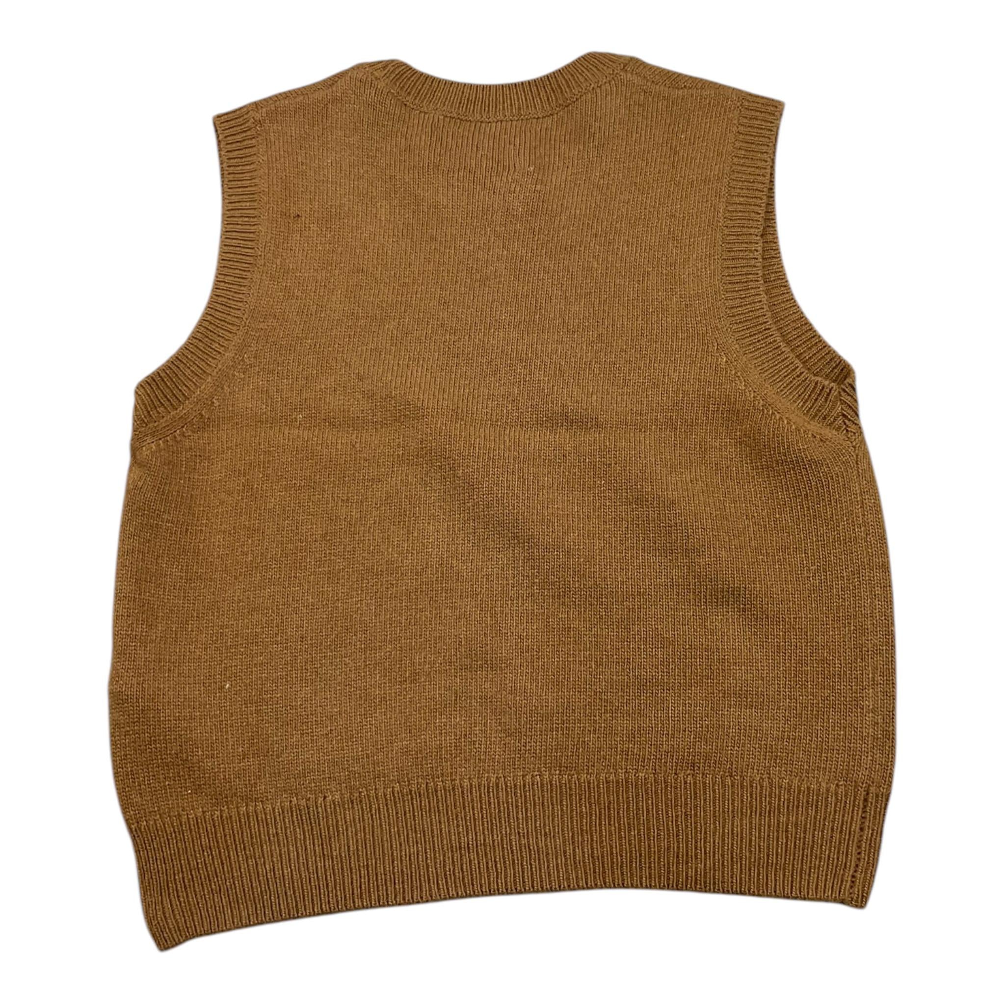 SAINT BARTH gilet in filo tinta unita Biscotto per Bambino JUNO BISCOTTO SAINT BARTH 