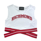 John Richmond Top Tinta Unita con Stampa per Bambina RGP26094TO BIANCO JOHN RICHMOND 