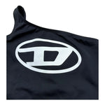 Diesel Costume Intero Tinta Unita con Logo per Bambina J02298 NERO DIESEL 