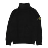STONE ISLAND maglia collo alto tinta unita con logo Blu per Bambino 8116504A2 BLU STONE ISLAND 