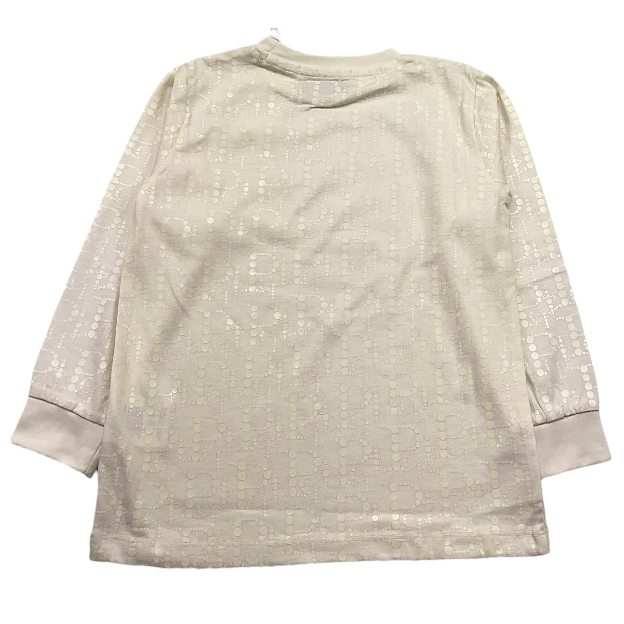 CESARE PACIOTTI shirt girocollo tinta unita con stampa Panna per Bambino TSP5351BJX PANNA CESARE PACIOTTI 