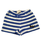Dou Dou Bermuda Fantasia A Righe Bianco/Blu Per Neonato