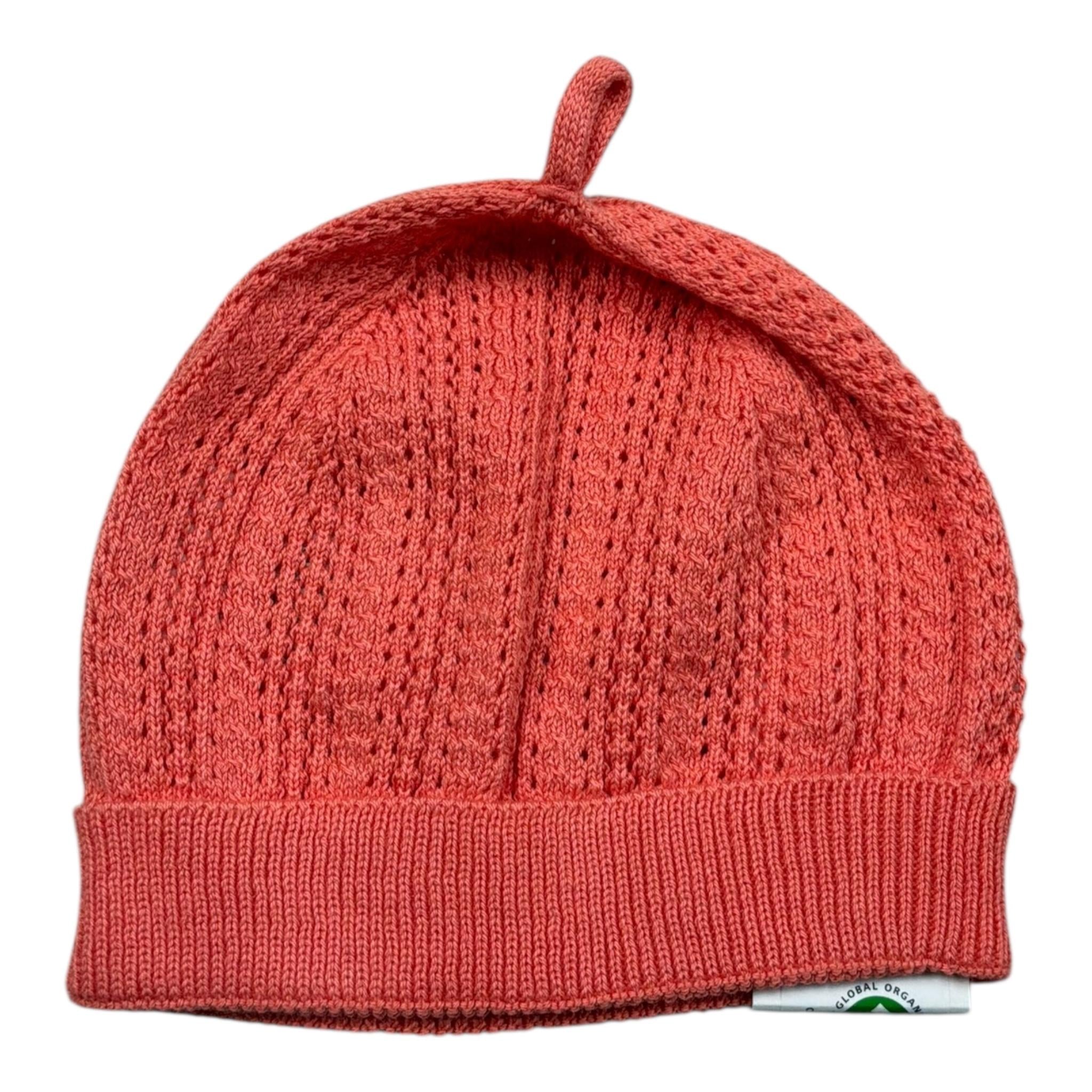 Wedoble Cappello Tinta Unita Traforato per Neonata V2506307A CORALLO WEDOBLE 