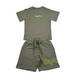 Refrigiwear Completo 2 Pezzi T-Shirt - Bermuda Bicolore per Neonato R1102W25XX VERDE REFRIGIWEAR 