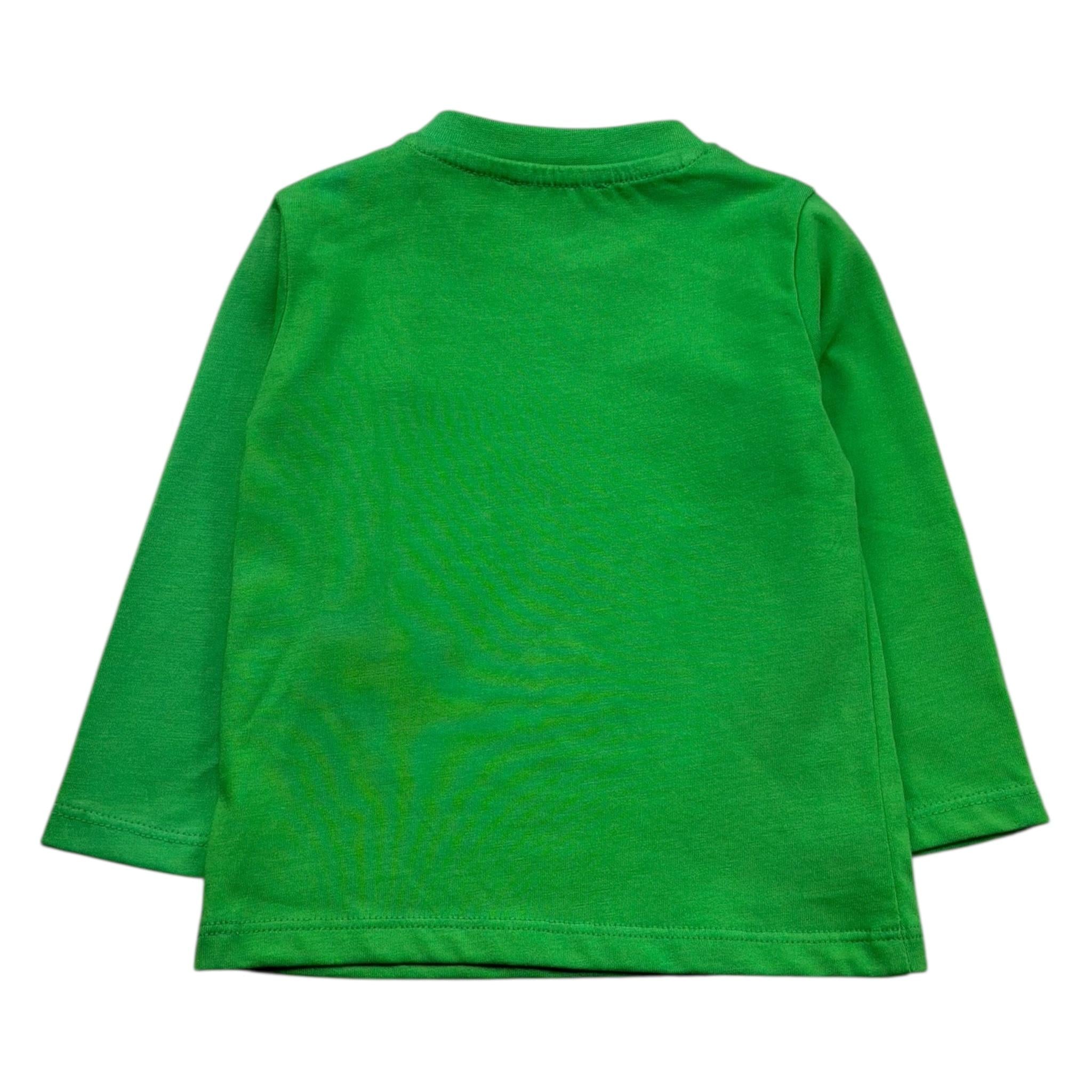 John Richmond Shirt Girocollo Tinta Unita con Logo per Neonato RIP26105TS VERDE JOHN RICHMOND 