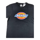 Dickies T-Shirt Girocollo Tinta Unita Con Stampa Nero Per Bambino